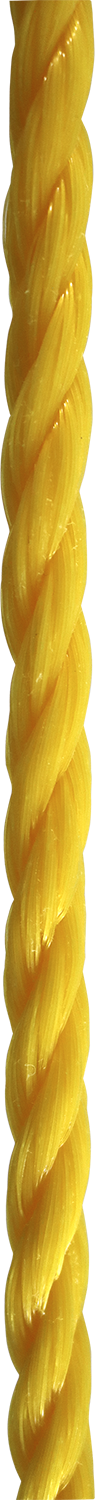 Rope King TP-12400Y Twisted Poly Rope - Yellow - 1/2" x 400' - Image 3