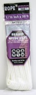 Rope King BN-31650 Braided Nylon Rope 3/16" x 50'