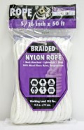 Rope King BN-31650 Braided Nylon Rope 5/16" x 50'