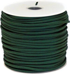 Rope King Nylon Paracord, Dark Green, 1/8" x 250'
