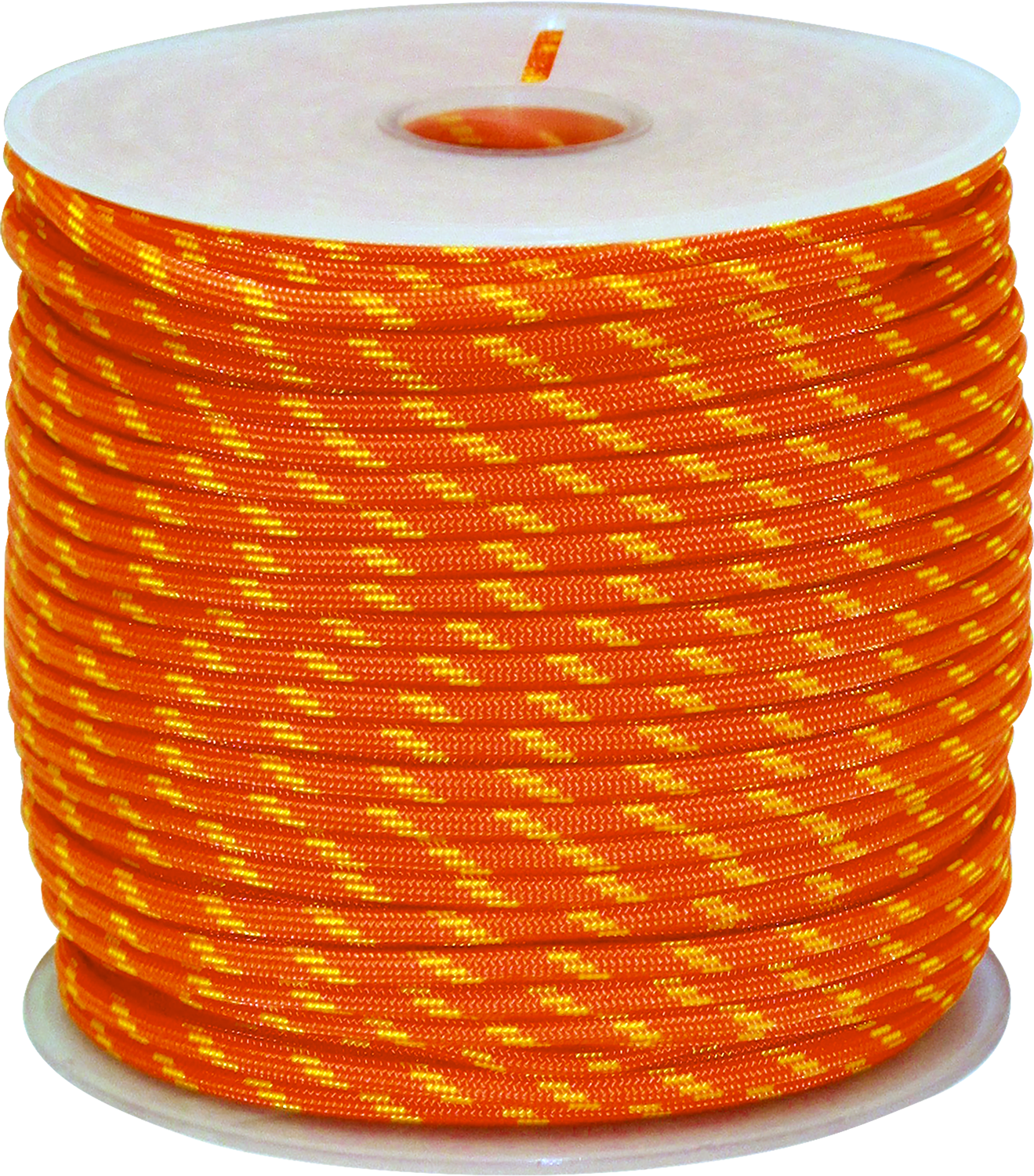 Rope King Nylon Paracord, Orange/Yellow, 1/8" x 250'