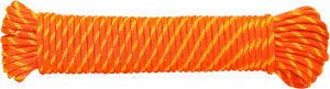Rope King Nylon Paracord, Orange/Yellow, 1/8" x 50'