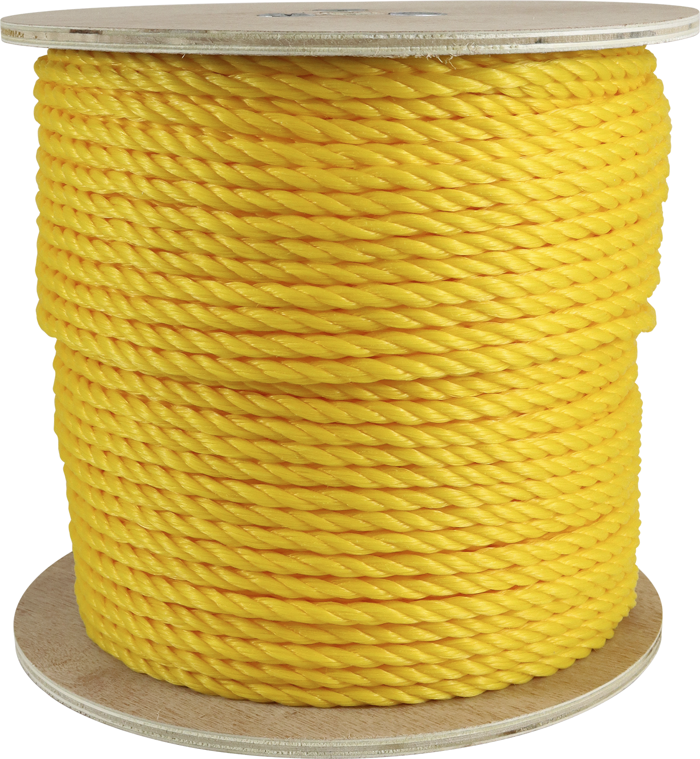 Rope King TP-141200Y Twisted Poly Rope - Yellow - 1/4" x 1200'