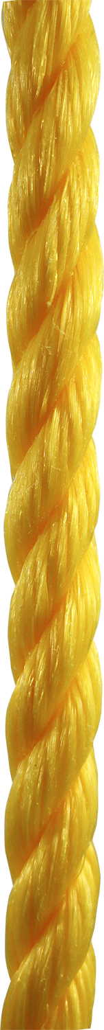 Rope King TP-34200Y Twisted Poly Rope - Yellow - 3/4" x 200' - Image 3