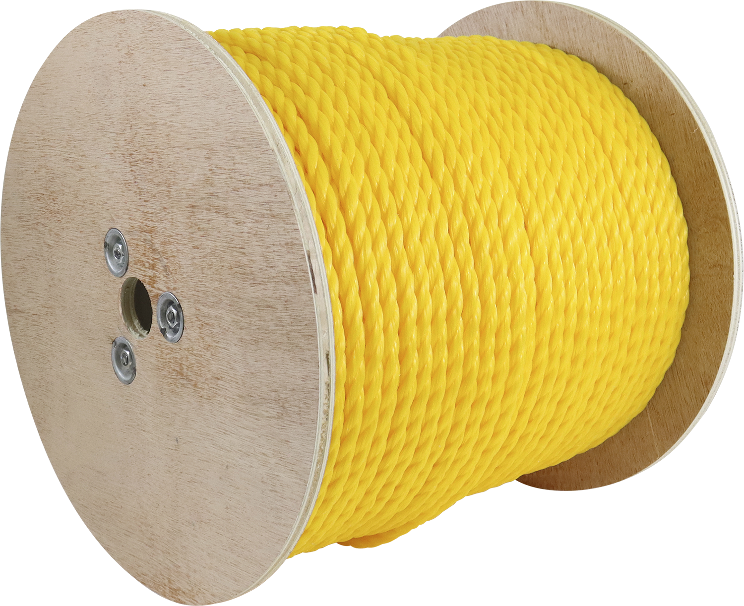 Rope King TP-38600Y Twisted Poly Rope - Yellow 3/8" x 600' - Image 2